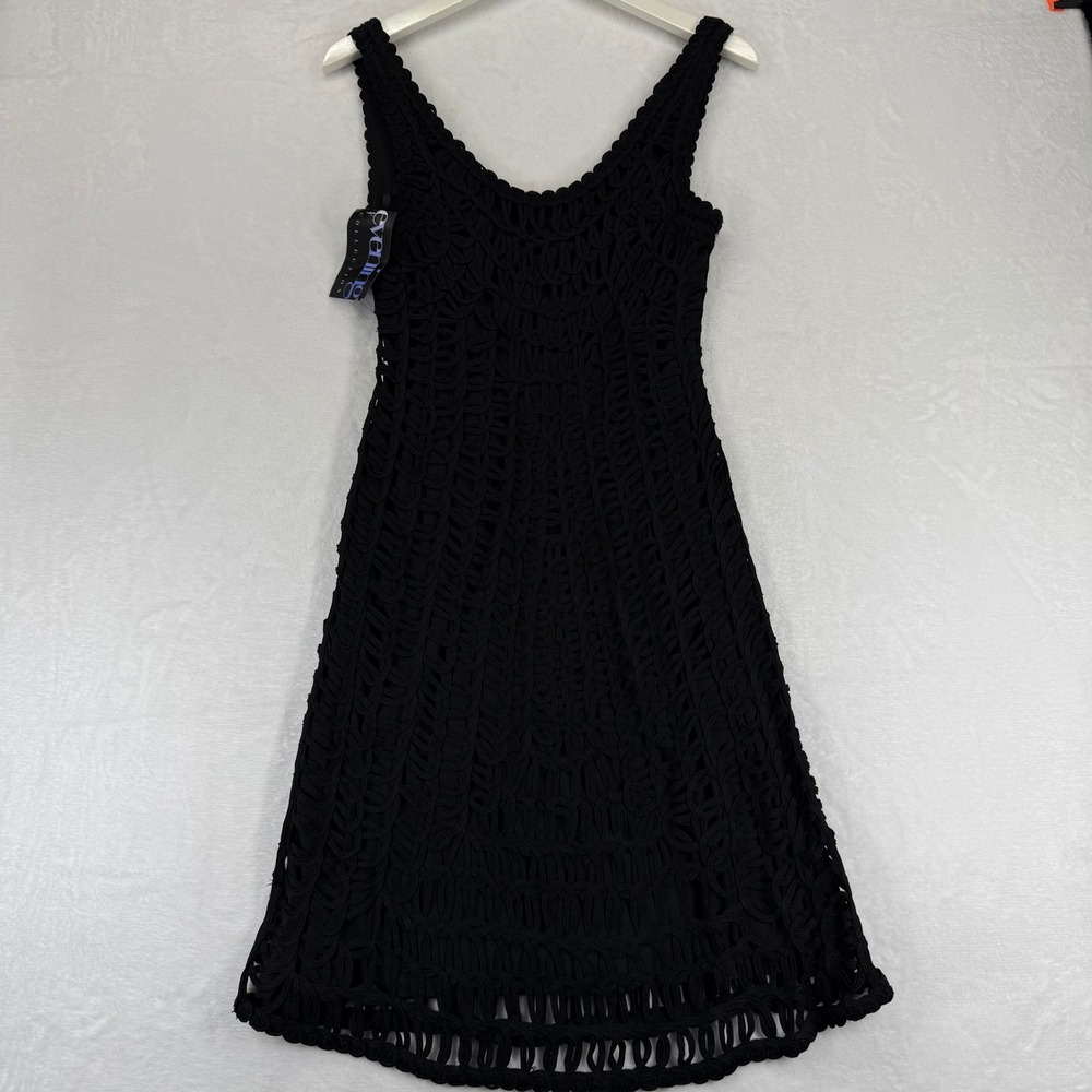 Isabel Marant Etoile‎ Black Soutache Ribbonwork Sleeveless Cocktail Dress M NWT